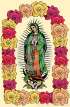 Virgin of Guadalupe with border of roses 
