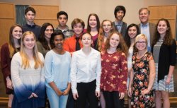 Sonoma County Poetry Out Loud contestants