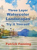 Three Layer Watercolor Landscape: Try It Yourself